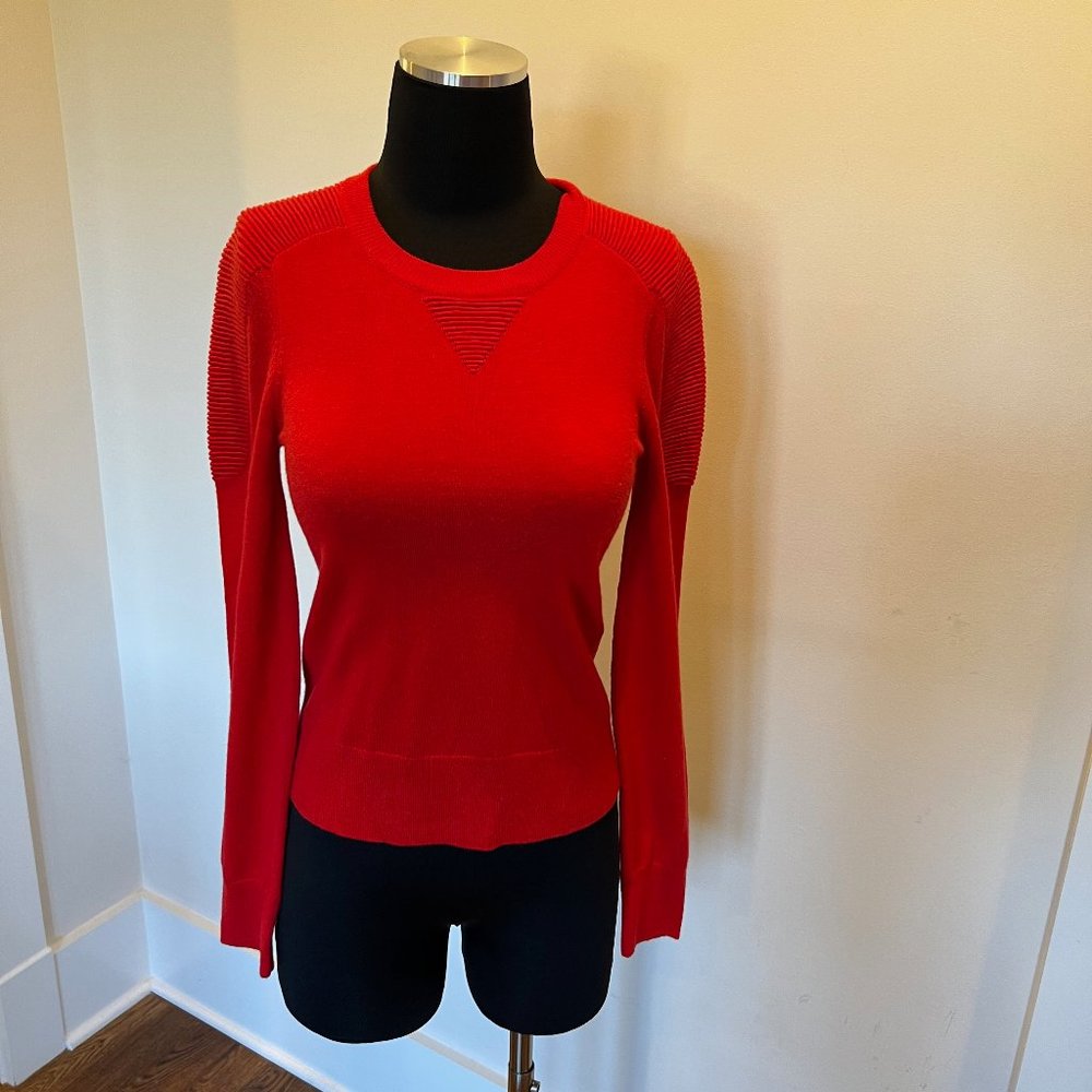 Rag & Bone Pak crewneck sweater in red